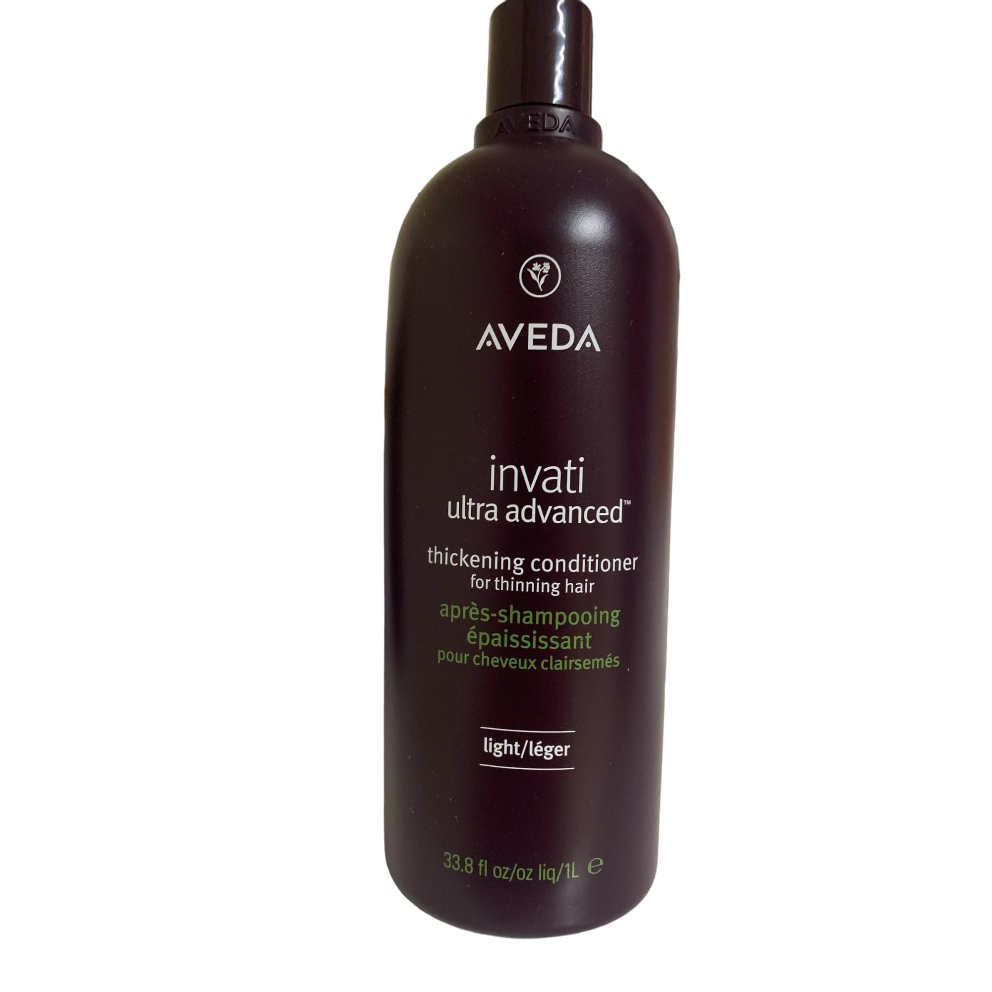 Aveda Invati Ultra Advanced Thickening Conditioner Light | Step 2 of 4 | Reduces Hair Loss by 77% | for Fine to Medium Thinning Hair Types | Normal to Oily Scalp | 96% Naturally Derived*, 33.8 Fl Oz